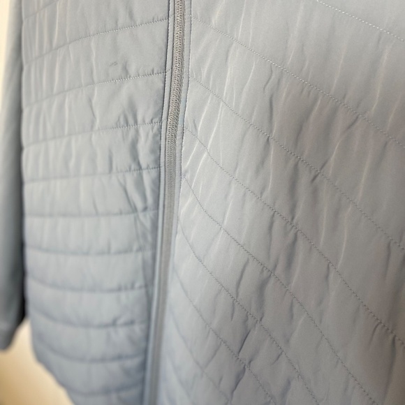 Callaway X Men LS Golf Jacket Grey Quilted Zip Puffer UPF Activewear Pockets NEW - Picture 9 of 14